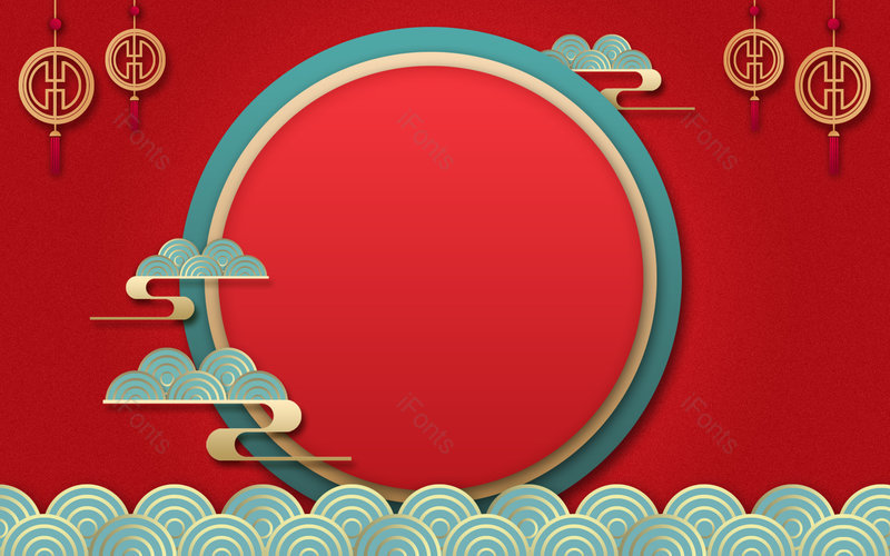 红色剪纸风喜庆中国风复古风2021牛年背景,插画/手绘图,插画/手绘图库,插画/手绘图下载,插画/手绘